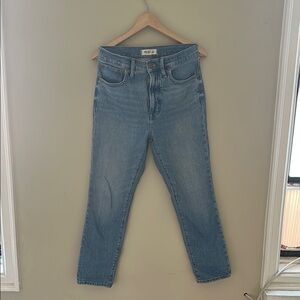 Madewell Vintage straight Classic Blue Denim Jeans